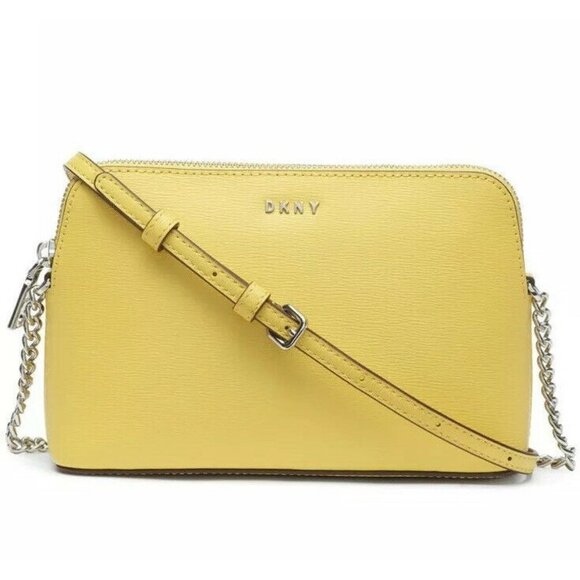 DKNY Bryant Dome Crossbody bag yellow color